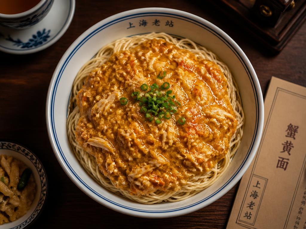 Crab Roe Noodles (蟹黄面)