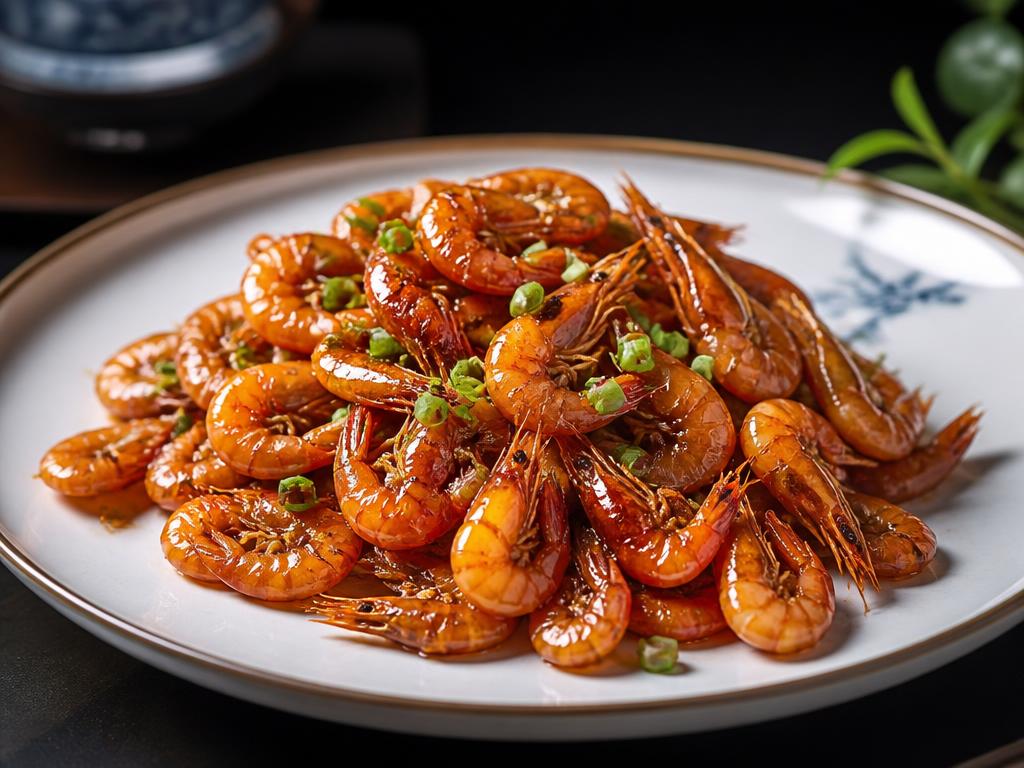 Quick-Fried River Shrimp (油爆虾)
